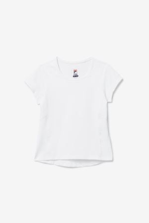 FILA Core Sleeve Top Clothing White,Kids Tennis | CA.IDXUTR049